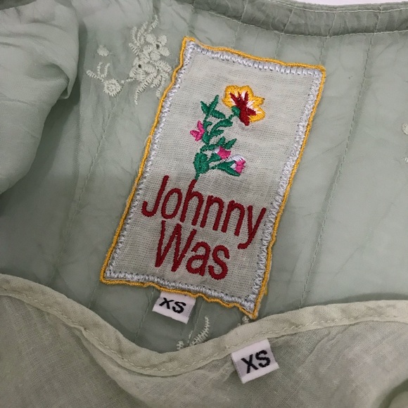 Johnny Was Elegant Green Sleeveless Dress Size XS - Picture 8 of 9